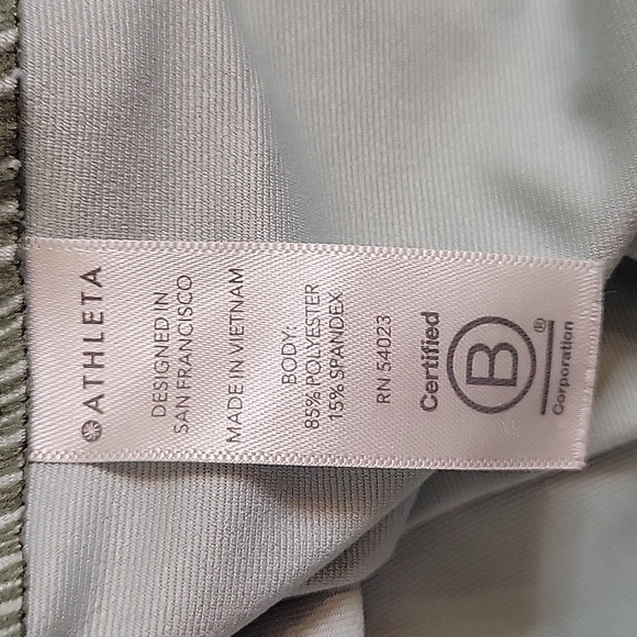 Athleta floral water color racerback tank top womens size M - Picture 9 of 10